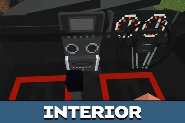 Interior from Indian Car Mod for Minecraft PE