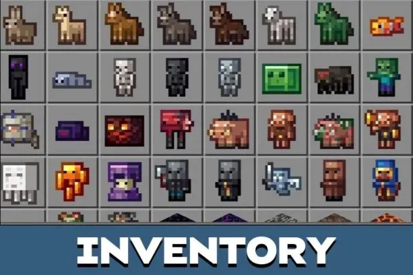 Inventory from Mobify Eggs Texture Pack for Minecraft PE