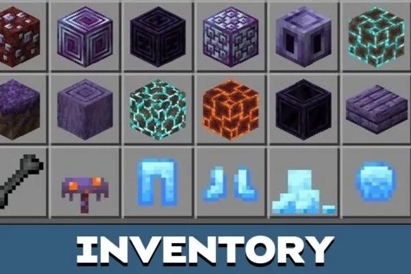 Inventory from Nethermore Mod for Minecraft PE