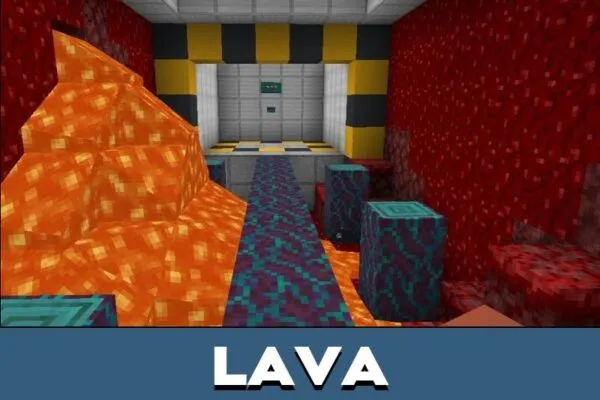 Lava from Parkour Space Game Map for Minecraft PE