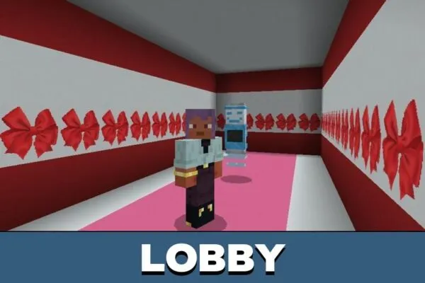 Lobby from Squid Game 2 Map for Minecraft PE