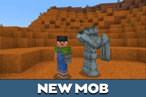 New Mob from Weeping Angels Texture Pack for Minecraft PE