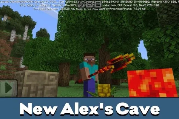 New from Alexs Cave Mod for Minecraft PE
