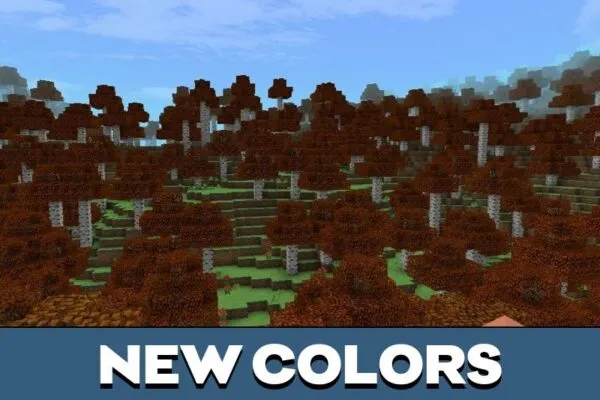 New Colors from RG Forest Shader from Minecraft PE