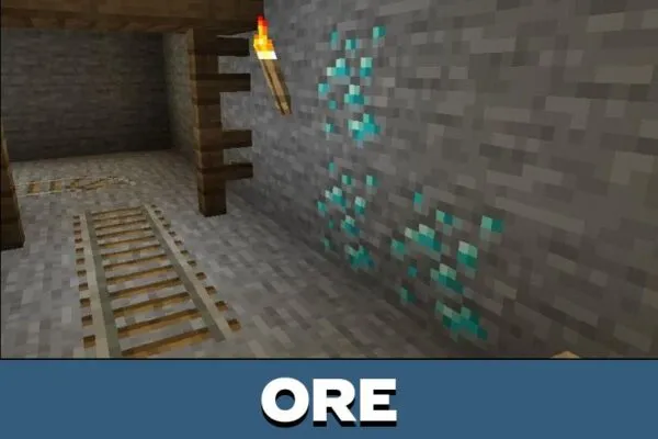 Ore from Escape the Diamond Dungeon Map for Minecraft PE