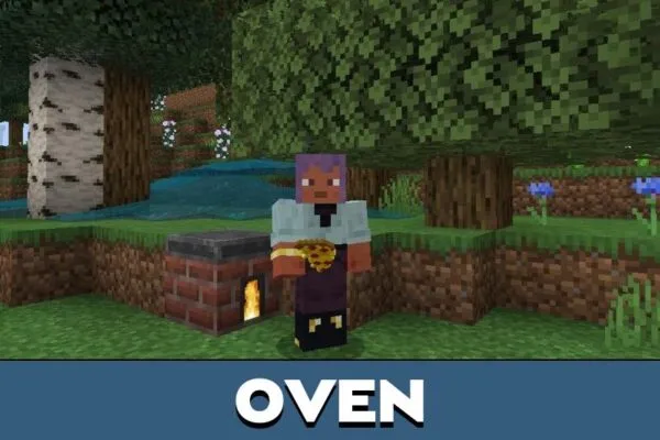 Oven from Pizza Mod for Minecraft PE