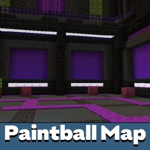 Paintball Map for Minecraft PE