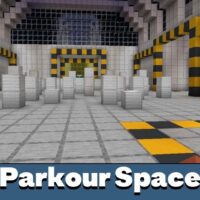 Parkour Space Games Map for Minecraft PE