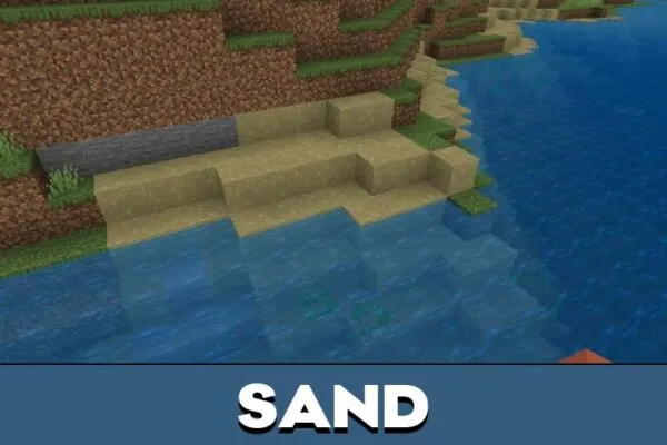 Sand from Complementary Shader for Minecraft PE