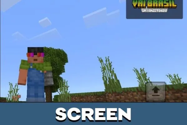 Screen from Brasil Texture Pack for Minecraft PE