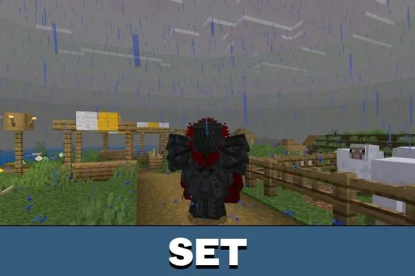 Set from Soulsborne Knights Armoury Mod for Minecraft PE