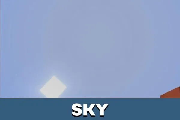 Sky from Complementary Shader for Minecraft PE