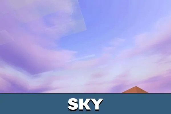 Sky from Hyperest Graphic Texture Pack for Minecraft PE