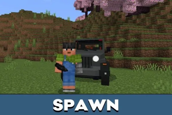 Spawn from Indian Car Mod for Minecraft PE