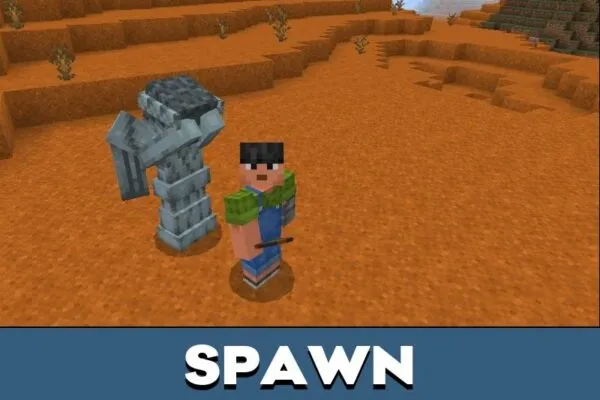 Spawn from Weeping Angels Texture Pack for Minecraft PE