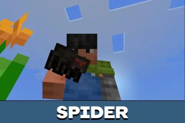 Spider from Mobify Eggs Texture Pack for Minecraft PE