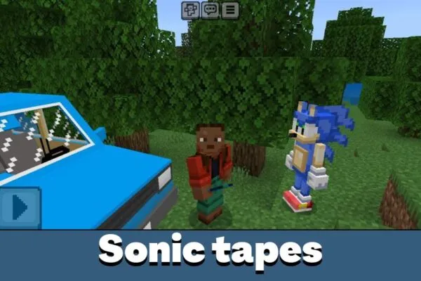 Tapes from Sonic Land Mod for Minecraft PE