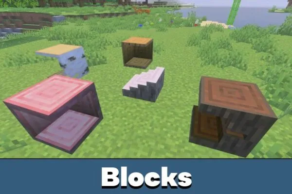 Blocks from Dynamic Trees Mod for Minecraft PE