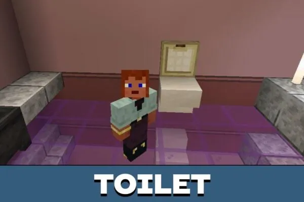 Toilet from Tunnel Vision Map for Minecraft PE