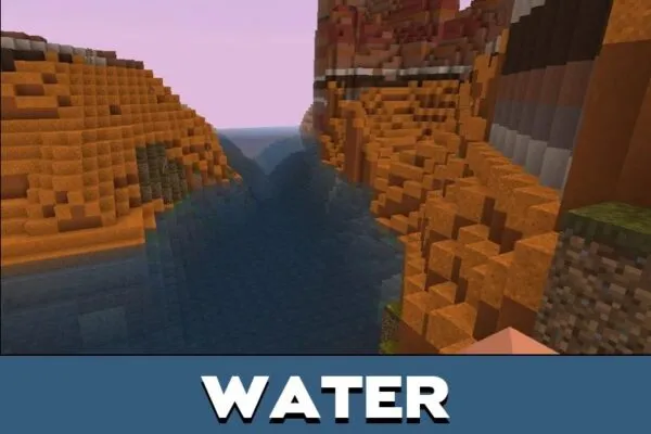 Water from Hyperest Graphic Texture Pack for Minecraft PE