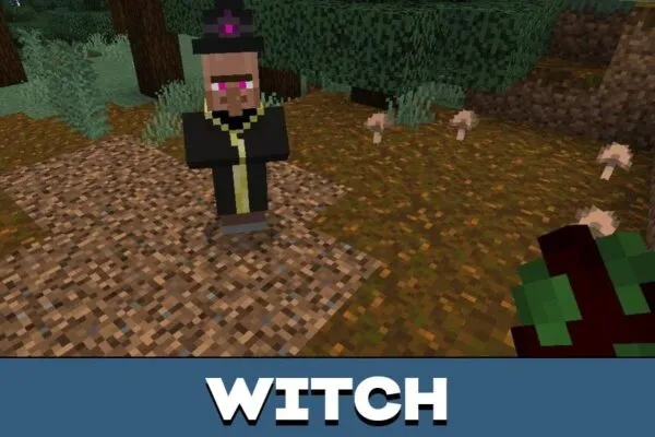 Witch from Outfitted Mobs Mod for Minecraft PE