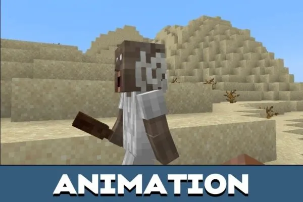 Animation from Granny Mod for Minecraft PE