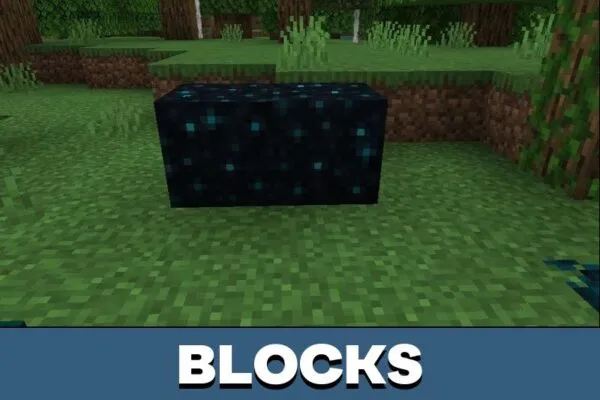 Blocks from Bedrock Sculk Vein Texture Pack for Minecraft PE