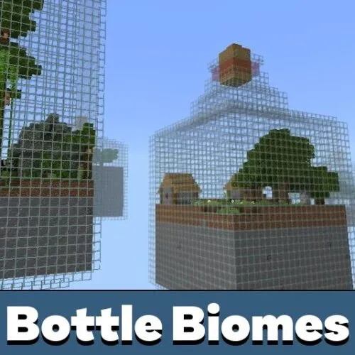 Bottle Biomes Map for Minecraft PE