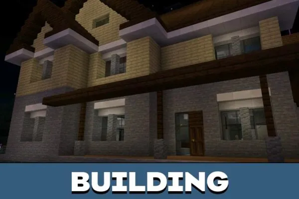 Building from In The Hospital Horror Map for Minecraft PE