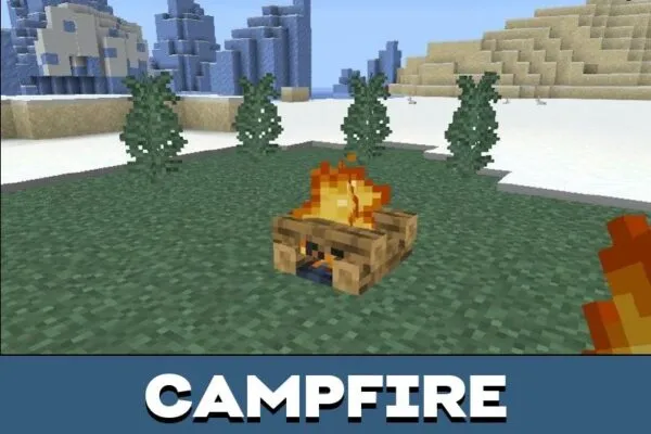 Campfire from Enhanced Tweaks Texture Pack for Minecraft PE