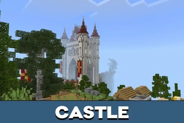 Castle from Medieval Map for Minecraft PE