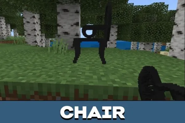 Chair from Outdoor Furniture Mod for Minecraft PE