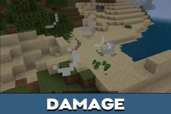 Damage from Soul Reave Mod for Minecraft PE