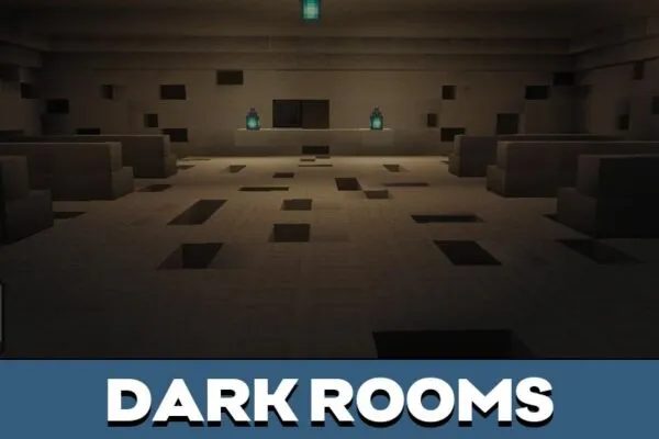 Dark Rooms from In the Hospital 2 Map for Minecraft PE