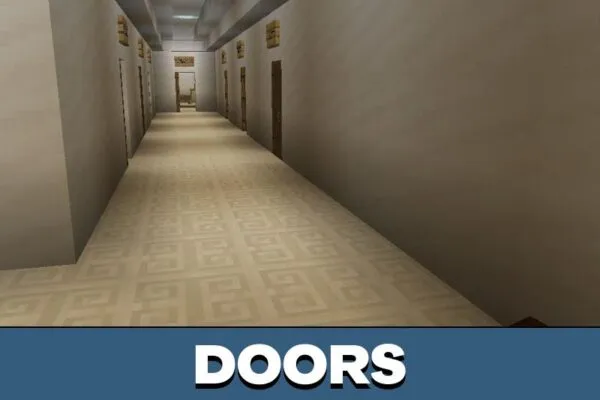 Doors from In the Hospital Map for Minecraft PE