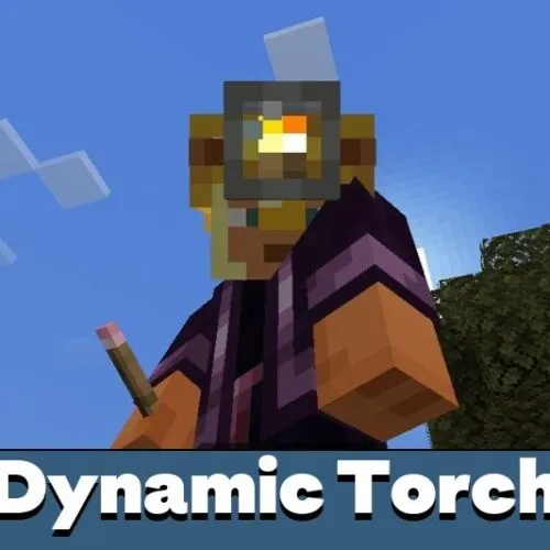 Dynamic Torch Mod for Minecraft PE