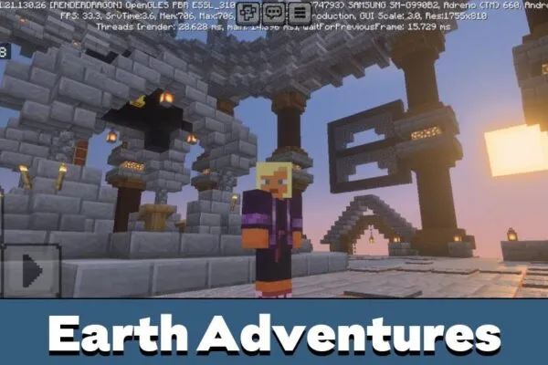 Earth Adventures from Download Earth Map for Minecraft PE