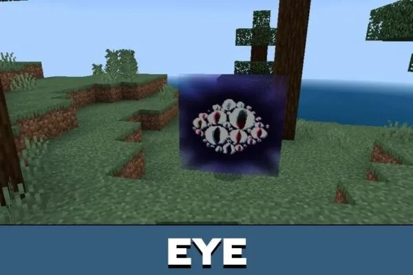 Eye from Doors Roblox Horror Mod for Minecraft PE