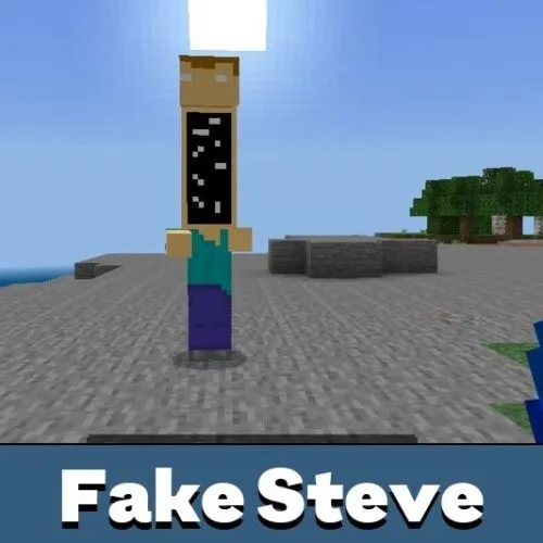 Fake Steve Mod for Minecraft PE