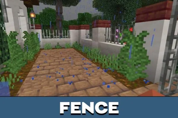 Fence from Spanish Style Villa Map for Minecraft PE