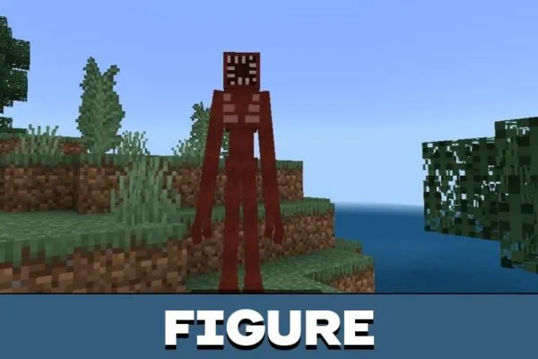 Figure from Doors Roblox Horror Mod for Minecraft PE