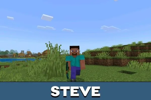 Steve from Fresh Animations Texture Pack for Minecraft PE