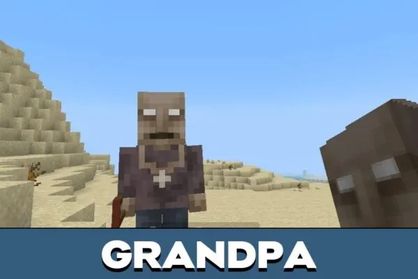 Grandpa from Granny Mod for Minecraft PE