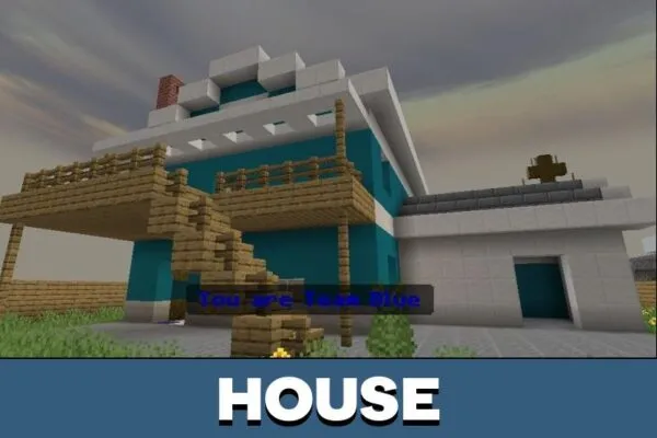 House from Epic Fighters Map for Minecraft PE