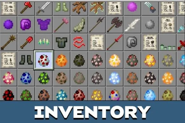 Inventory from Carnage Mod for Minecraft PE