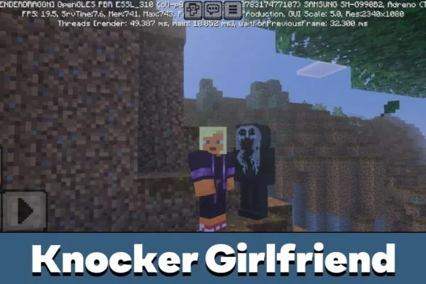 Knocker Girlfriend from Download Girlfriend mod for Minecraft PE