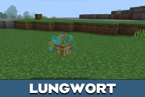 Lungwort from Asian Craft Mod for Minecraft PE