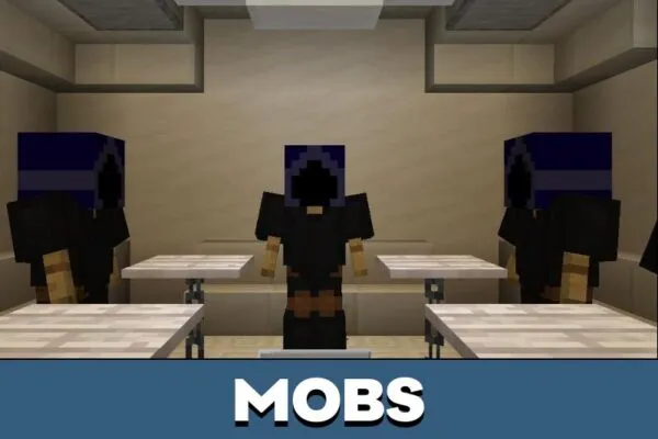 Mobs from In the Hospital 2 Map for Minecraft PE