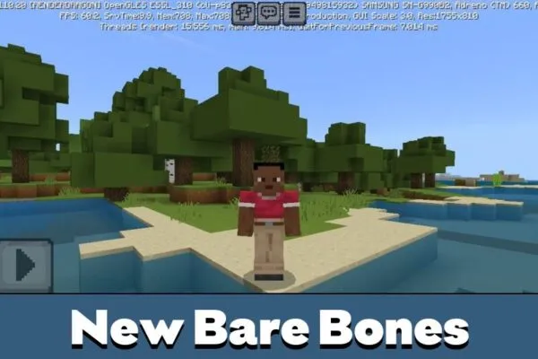 New from Bare Bones Texture Pack for Minecraft PE