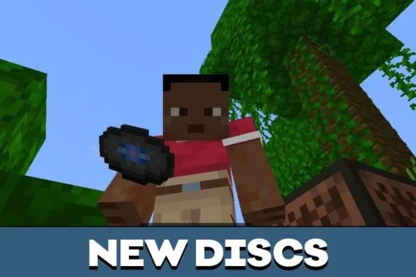 New Discs from More Records Mod for Minecraft PE